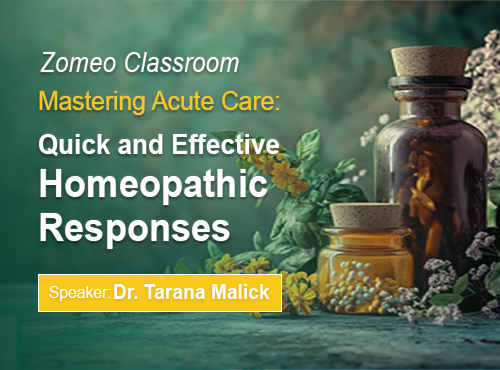 Mastering Acute Care: Quick and Effective Homeopathic Responses